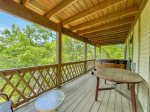 Middle Level Deck with Hot Tub